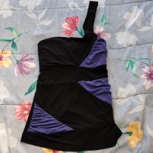 Sexy One shoulder Going Out Top w/ Cutout Back